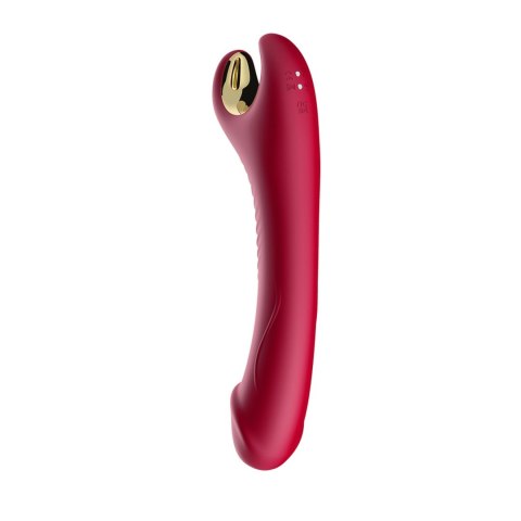 Stymulator silicone 9 vibration function Red Stymulator silicone 9 vibration function Red