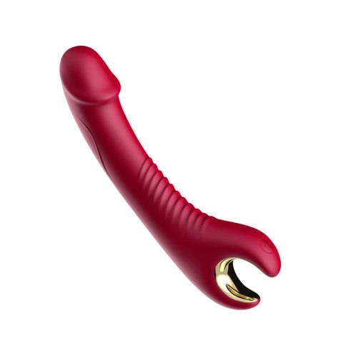 Stymulator silicone 9 vibration function Red Stymulator silicone 9 vibration function Red