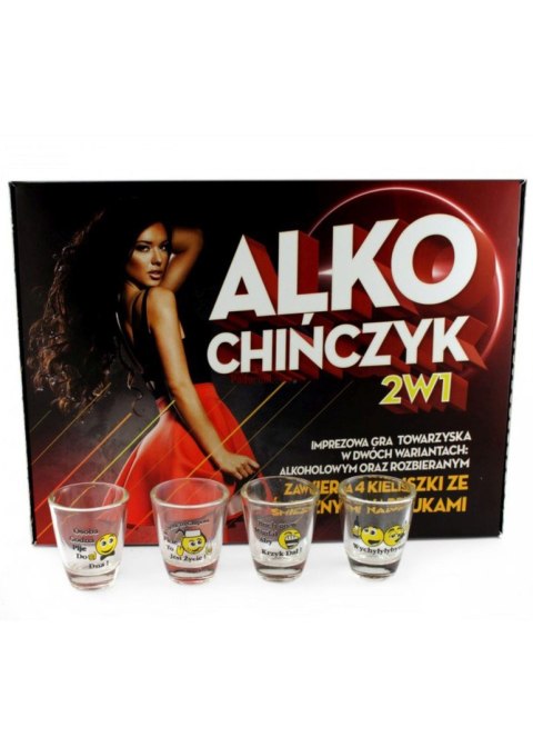 Gry-Alko Chińczyk 2 w 1 Gry-Alko Chińczyk 2 w 1