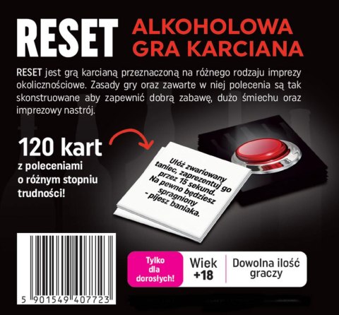 Gry-RESET-alkoholowa gra karciana Gry-RESET-alkoholowa gra karciana