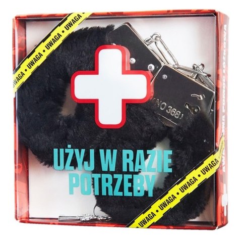 Kajdanki - Awaryjne Kajdanki Czarne Kajdanki - Awaryjne Kajdanki Czarne