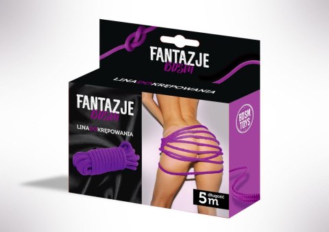 Linki - Fantazje BDSM Lina do krępowania Fioletowa Linki - Fantazje BDSM Lina do krępowania Fioletowa