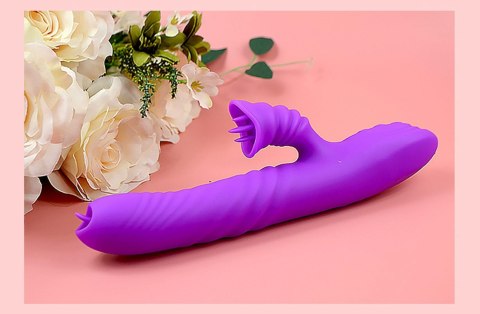 Wibrator-Angelia USB 3 functions of thrusting / 20 vibrations Purple Wibrator-Angelia USB 3 functions of thrusting / 20 vibrations Purple