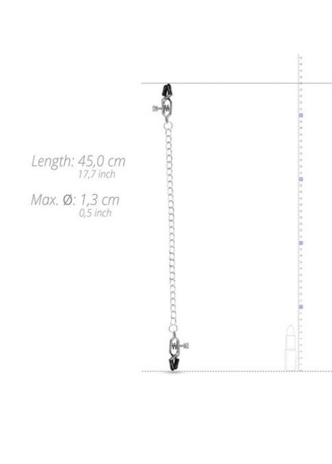 Stymulator-Big Nipple Clamps With Chain Stymulator-Big Nipple Clamps With Chain