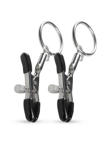 Stymulator-Metal Nipple Clamps With Ring Stymulator-Metal Nipple Clamps With Ring