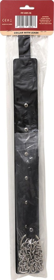 Fetish Fever - Collar with leash - Black Fetish Fever - Collar with leash - Black