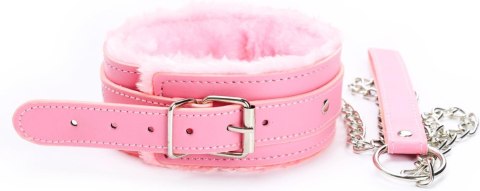 Fetish Fever - Collar with leash - Pink Fetish Fever - Collar with leash - Pink