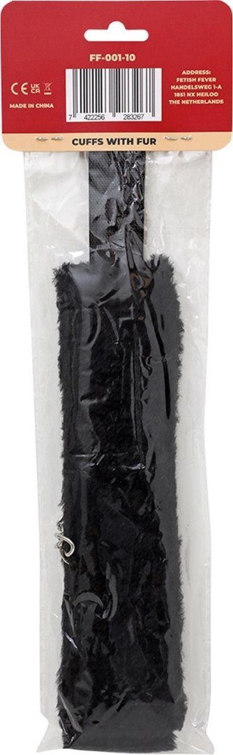 Fetish Fever - Cuffs With Fur - Black Fetish Fever - Cuffs With Fur - Black