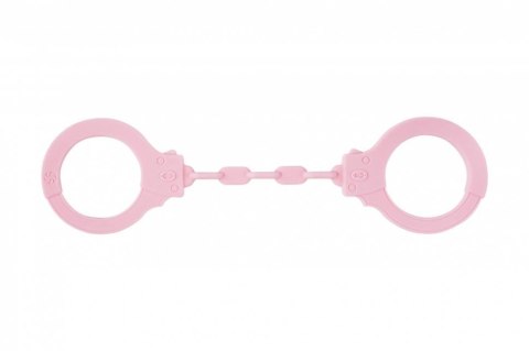 Kajdanki-Silicone Handcuffs Party Hard Suppression Pink Kajdanki-Silicone Handcuffs Party Hard Suppression Pink