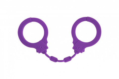 Kajdanki-Silicone Handcuffs Party Hard Suppression Purple Kajdanki-Silicone Handcuffs Party Hard Suppression Purple