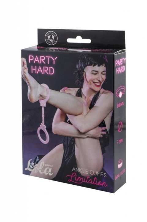 Kajdanki-Silicone Leggings Party Hard Limitation Pink Kajdanki-Silicone Leggings Party Hard Limitation Pink