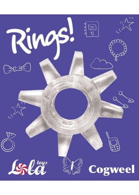 Pierścień-Cockring Rings Cogweel white Pierścień-Cockring Rings Cogweel white