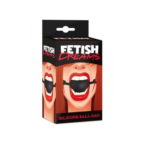 Fetish Dreams Silicone Ball Gag black Fetish Dreams Silicone Ball Gag black