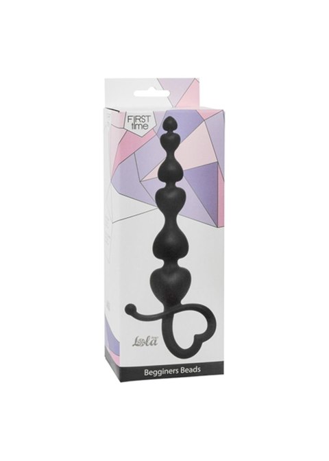Plug/kulki-Anal Beads Begginers Beads Black Plug/kulki-Anal Beads Begginers Beads Black