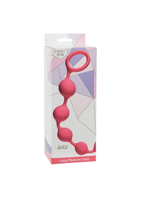 Plug/kulki-Anal Beads Long Pleasure Chain Pink Plug/kulki-Anal Beads Long Pleasure Chain Pink
