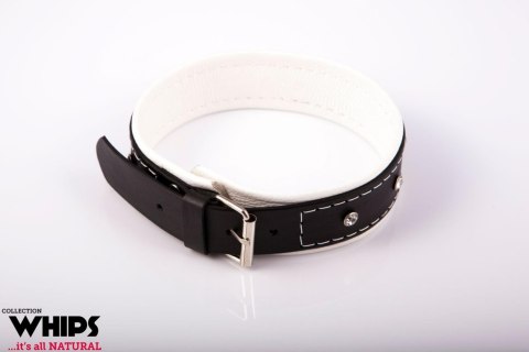 Wiązania - Obroża damska 4 cm, biała Wiązania - Obroża damska 4 cm, biała