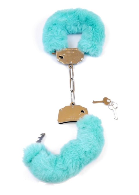 Kajdanki Fetish B - Series- Furry Cuffs Blue Kajdanki Fetish B - Series- Furry Cuffs Blue