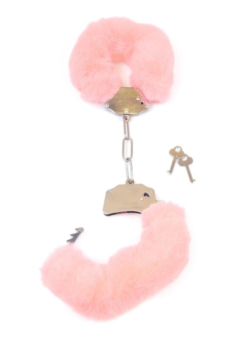 Kajdanki Fetish B - Series- Furry Cuffs Light Pink Kajdanki Fetish B - Series- Furry Cuffs Light Pink