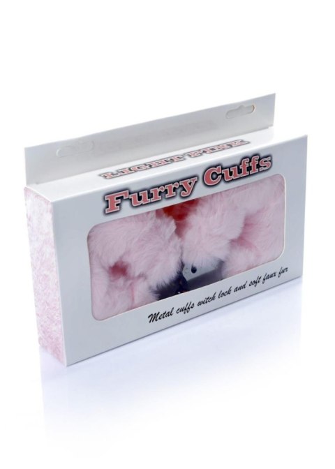 Kajdanki Fetish B - Series- Furry Cuffs Light Pink Kajdanki Fetish B - Series- Furry Cuffs Light Pink