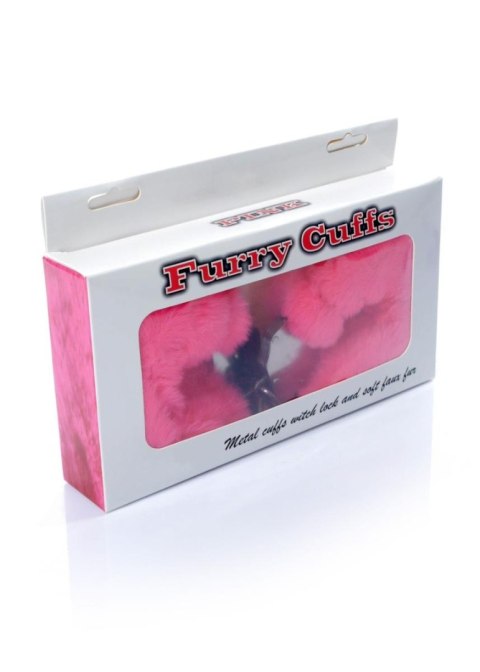 Kajdanki Fetish B - Series- Furry Cuffs Pink Kajdanki Fetish B - Series- Furry Cuffs Pink