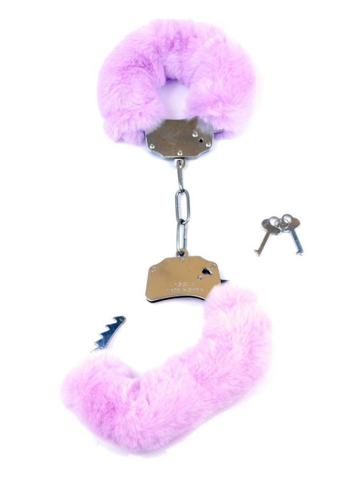 Kajdanki Fetish B - Series- Furry Cuffs Purple Kajdanki Fetish B - Series- Furry Cuffs Purple