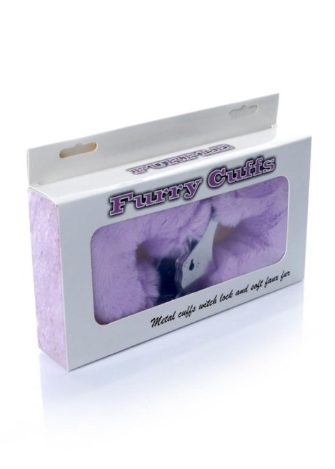 Kajdanki Fetish B - Series- Furry Cuffs Purple Kajdanki Fetish B - Series- Furry Cuffs Purple