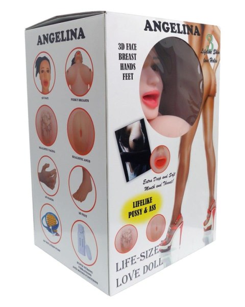 Lalka- ANGELINA 3D - Vibrating Lalka- ANGELINA 3D - Vibrating