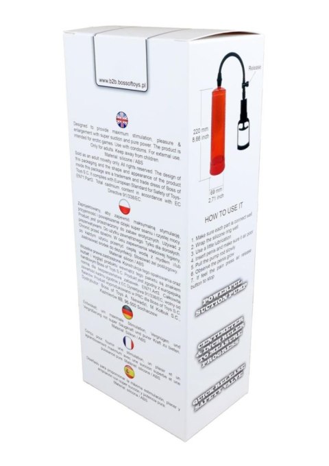 Pompka-Powerpump MAX - Red Pompka-Powerpump MAX - Red
