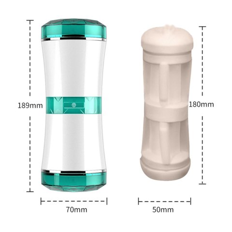 Masturbator-Masturbation Cup - Double Ends Masturbator-Masturbation Cup - Double Ends