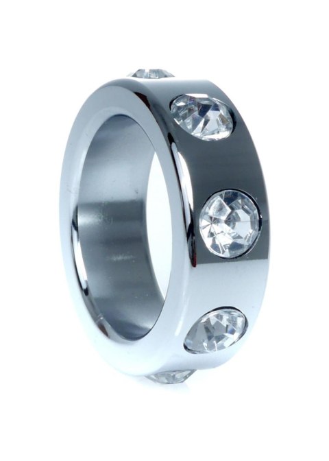 Pierścień-Metal Cock Ring with Cristal Diamonds Small Pierścień-Metal Cock Ring with Cristal Diamonds Small