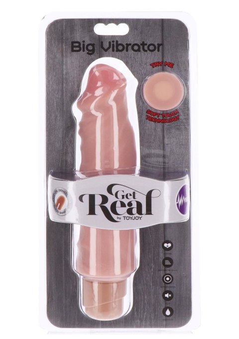 Dual Density Big Vibrator 9in. Light skin tone Dual Density Big Vibrator 9in. Light skin tone