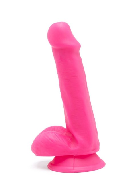 Happy Dicks Dildo 6 inch Balls Pink Happy Dicks Dildo 6 inch Balls Pink