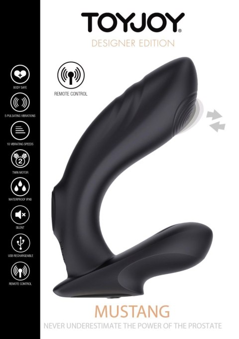 Mustang Prostate Massager Black Mustang Prostate Massager Black