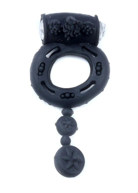 Pierścień-Vibrating CockRing Black Pierścień-Vibrating CockRing Black