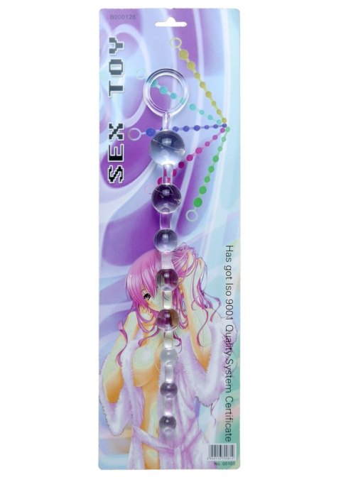 Plug/kulki-Jelly Anal 10 Beads Clear Plug/kulki-Jelly Anal 10 Beads Clear