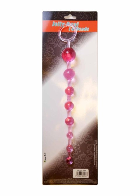 Plug/kulki-Jelly Anal 10 Beads Pink Plug/kulki-Jelly Anal 10 Beads Pink