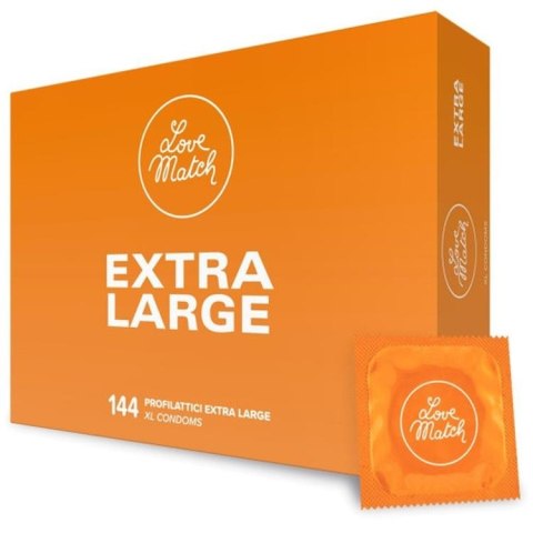Prezerwatywy-Love Match Extra Large - 144 pack Prezerwatywy-Love Match Extra Large - 144 pack