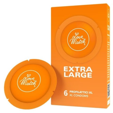 Prezerwatywy-Love Match Extra Large - 6 pcs pack Prezerwatywy-Love Match Extra Large - 6 pcs pack
