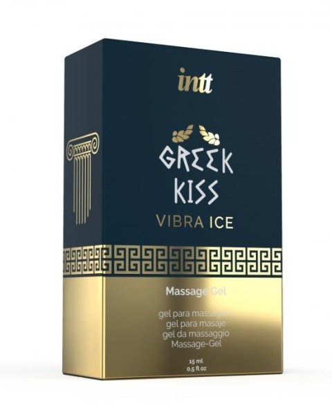 INTT Greek Kiss Vibra Ice – Żel Sensoryczny do Zaawansowanej Pielęgnacji (15 ml)
