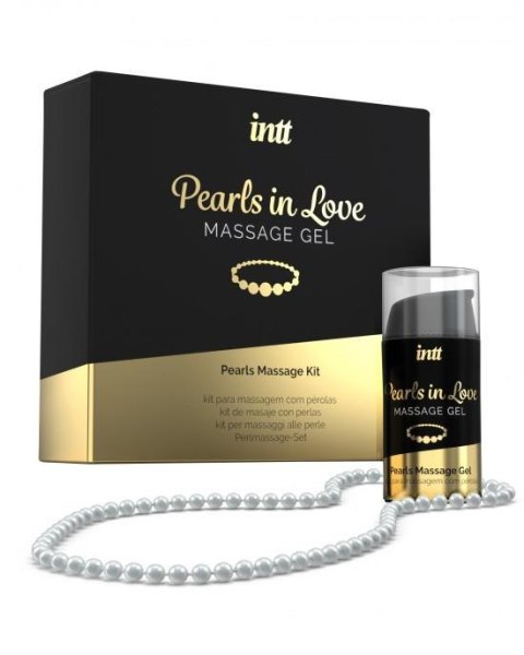INTT Pearls in Love – Luksusowy Zestaw do Zmysłowego Masażu (Żel i Sznur Pereł)