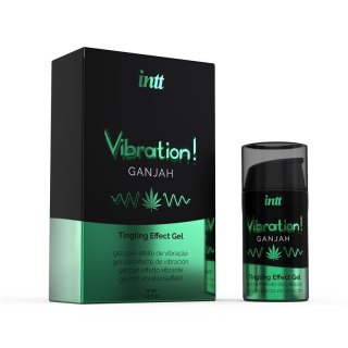 INTT Ganjah Vibration – Pielęgnujący Żel Pulsujący z Olejem Konopnym (15 ml)