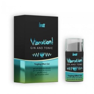 INTT Gin & Tonic Vibration – Chłodzący Żel Sensoryczny o Działaniu Pulsującym (15 ml)