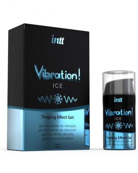 INTT Ice Vibration – Chłodzący Żel Sensoryczny o Działaniu Pulsującym (15 ml)