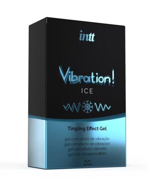 INTT Ice Vibration – Chłodzący Żel Sensoryczny o Działaniu Pulsującym (15 ml)
