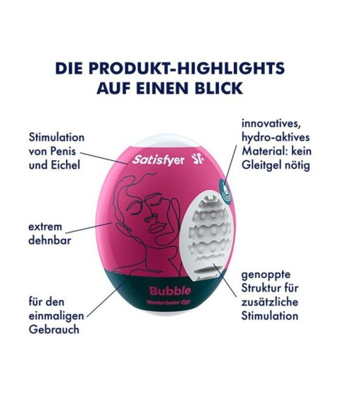 Masturbator Egg Single (Bubble) Masturbator Egg Single (Bubble)