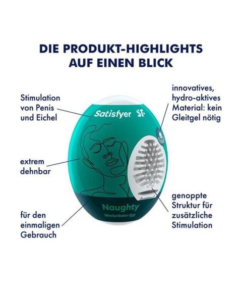 Masturbator Egg Single (Naughty) Masturbator Egg Single (Naughty)