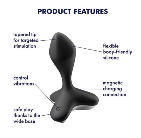 Plug-Vibrator Game Changer (Black) Plug-Vibrator Game Changer (Black)