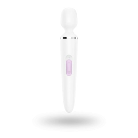 Wibrator - Satisfyer Wand-er Woman (White/Chrome) Wibrator - Satisfyer Wand-er Woman (White/Chrome)