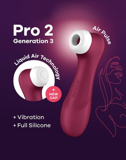 Pro 2 Generation 3 with Liquid Air wine red Pro 2 Generation 3 with Liquid Air wine red