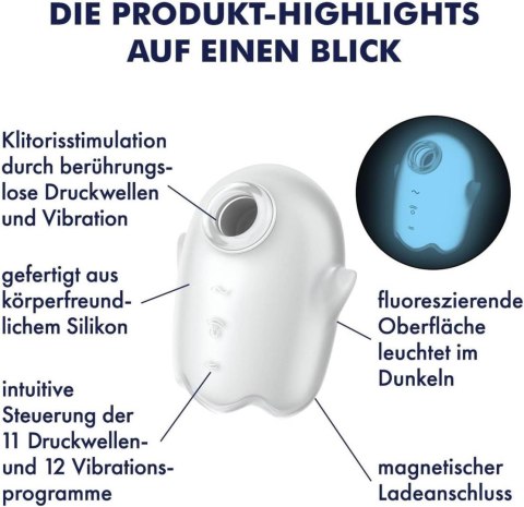 Satisfyer Glowing Ghost White Satisfyer Glowing Ghost White